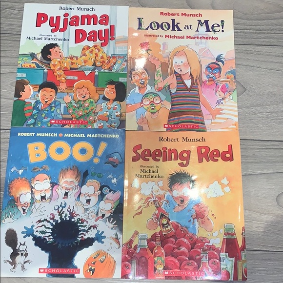 4 robert munsch books soft cover